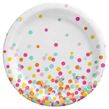 Sprinkles - Bright Happy Birthday Large Paper Plates (Mulit-Color Pack –  Harlow & Grey