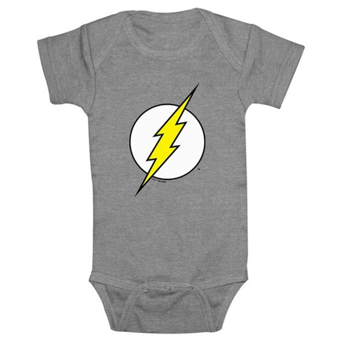 Infant s Justice League Classic Flash Logo Onesie Athletic