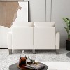 CAVINAS Couches for Living Room Cloud Couch 2 Seater Deep Seat Sofa Fabric Loveseat With Storage Under Each Seat - 3 of 4