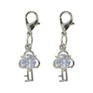 Unique Bargains Shoe Bling Accessorie Silver Tone 1 Pair - 1 of 4