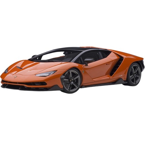 Lamborghini Centenario Arancio Argos / Pearl Orange With Carbon Top 1/18  Model Car By Autoart : Target