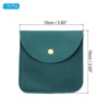 Unique Bargains Portable  Velvet Snap Button Soft Storage Jewelry Pouches 10 Pcs - 2 of 4