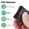 Unique Bargains Rectangle PVC Durable Anti-Slip Furniture Leg Caps - 2 of 4