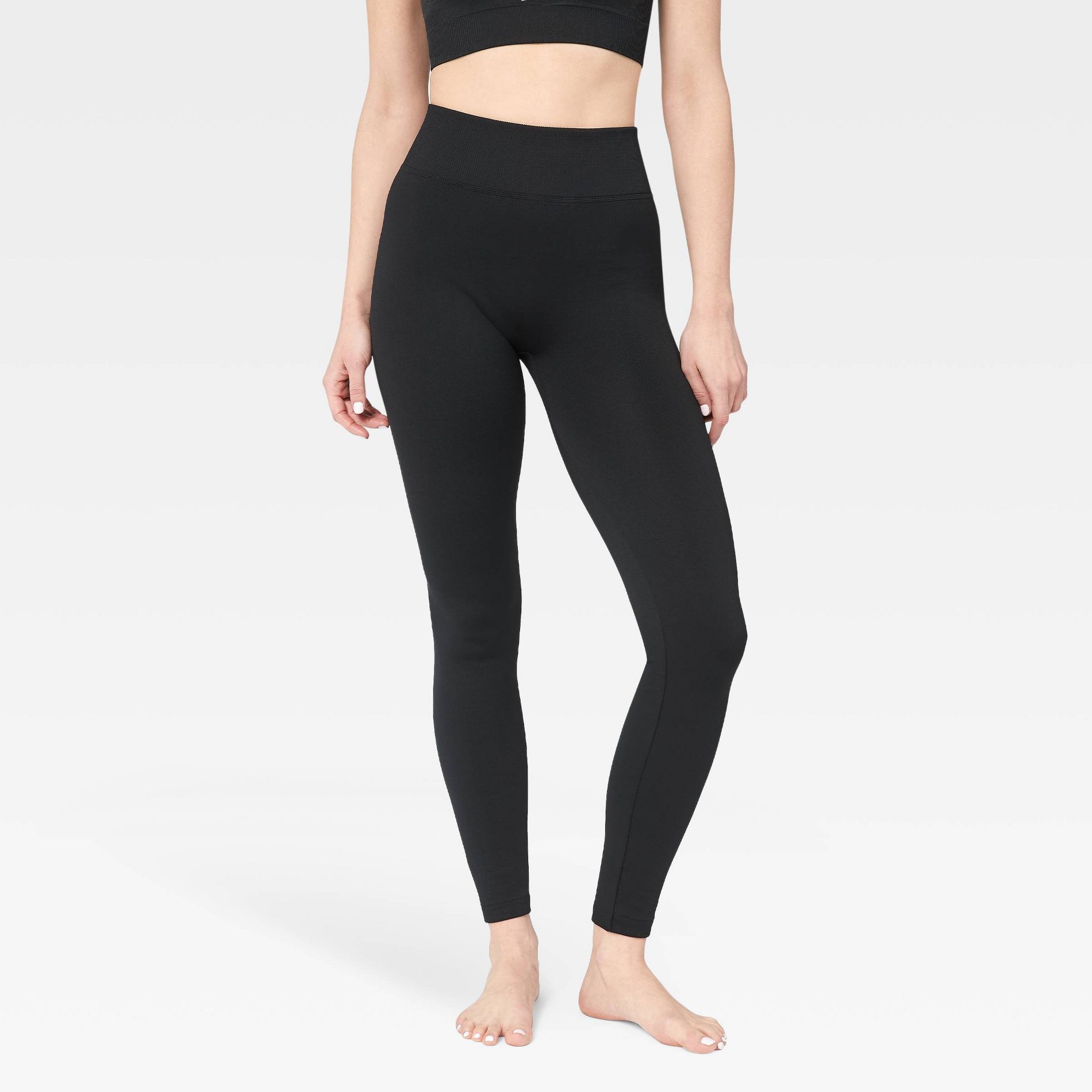 Women's Wander by Hottotties Seamless Thermal Leggings - Black