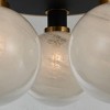 Artcraft Lighting Gem 3 - Light Semi-Flush Mount in  Black/Brushed Brass - 3 of 4