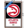 Trends International NBA Atlanta Hawks - Logo 21 Framed Wall Poster Prints - 3 of 4