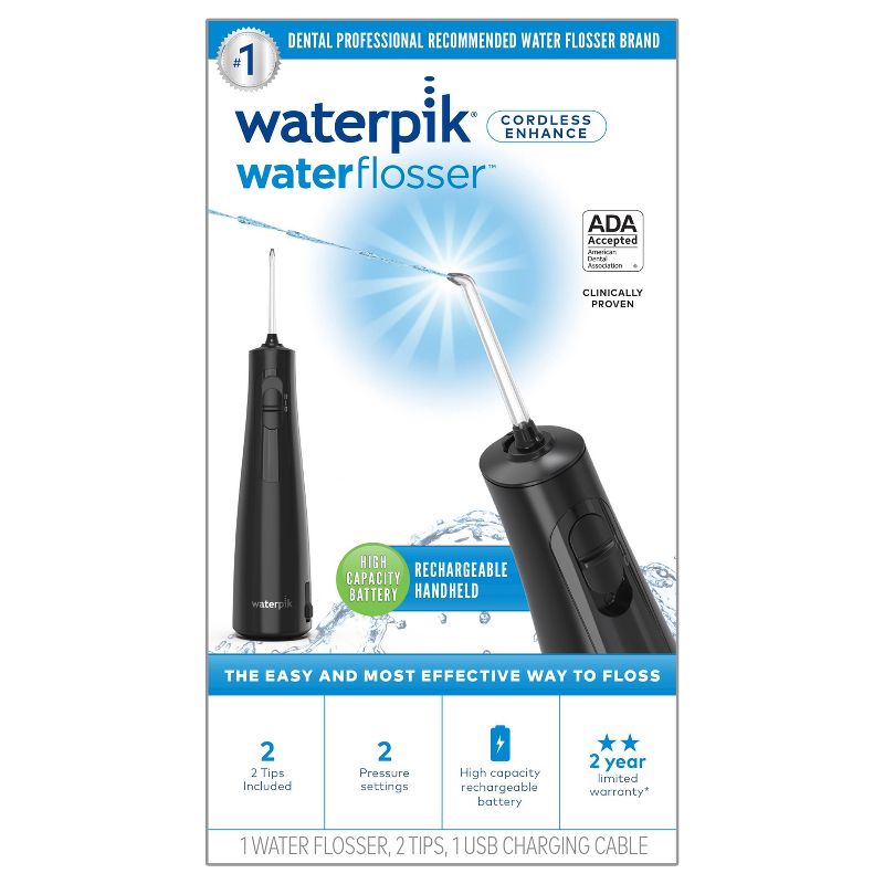 Waterpik Cordless Enhance Water Flosser, 3 of 14