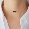 Dainty Crystal Choker with 3 Birthstone Beads,Gift for Women Fashionable, Exquisite and High-end - 2 of 4