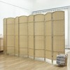 HOMCOM Room Divider, Folding Privacy Screen, 5.6' Tall Freestanding Partition for Home Office, Bedroom - 3 of 4