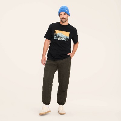Adult National Parks Graphic Print Short Sleeve Crewneck T-Shirt - Woolrich x Target Black