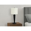 Monarch Specialties Lighting Set Of 2 24inchH Table Lamp Usb Port Included Black Metal Ivory / Cream Shade Contemporary - 3 of 4