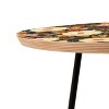 Avenie Boho Floral Autumn Side Round Table - Deny Designs - image 3 of 4