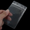 Unique Bargains 10 Pcs Transparent Vertical ID Card Badge Holders - 3 of 3