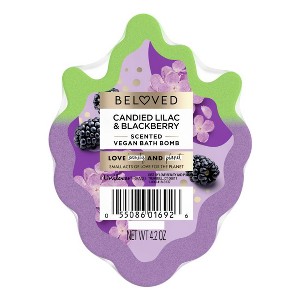Beloved Candied Lilac & Blackberry Bath Bomb - 4.2oz - 1 of 4