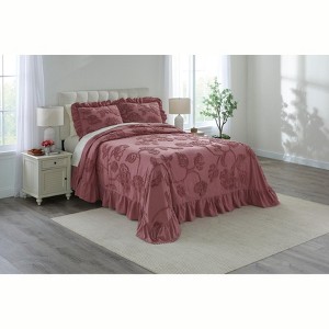 BrylaneHome Garden Ruffle Bedspread Set - 1 of 4