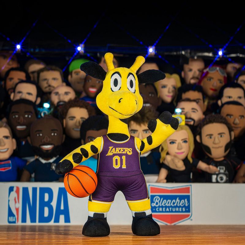 Bleacher Creatures Los Angeles Lakers Giraffe 10" Mascot Plush Figure, 5 of 6