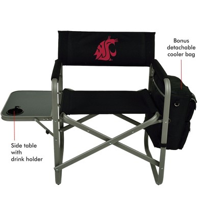 NCAA Washington State Cougars Deluxe Sports Chair with Side Table