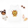 The Juniper Shop Mini Smiley Lion Paws Toddler Tank - 3 of 4
