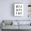 14" x 19" Laura Marshall 'Bold Words II' Unframed Wall Canvas - Trademark Fine Art: Modern Abstract Art - 3 of 4