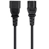 Monoprice Extension Cord - 25 Feet - Black | IEC 60320 C14 to IEC 60320 C13, 18AWG, 10A, 3-Prong, SVT, For Powering Computers, Monitors, Peripherals - 2 of 4
