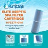 Hurricane 4 Pack HF5374-01M Elite Aseptic Spa Filter Cartridge for PLBS75 Unicel C-5374, Filbur FC-2971, Rainbow, Waterway, Leisure Bay, S2/G2 Spa 75 - 2 of 4