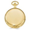 Black Bow Jewelry Swingtime Gold-finish Brass Quartz 48mm Pocket Watch - 2 of 4