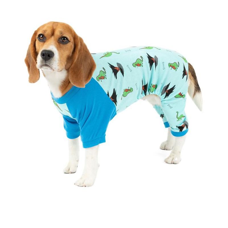 Leveret Dog Cotton Animal Print Pajamas, 2 of 3