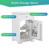 20" Bathroom Vanity With Sink, Bathroom Cabinet With Soft Closing Doors Adjustable Shelf Storage Rack, Bathroom Cabinet With Ceramic Basin - 2 of 4