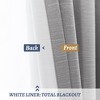 Awesome Home  100% Blackout Cotton Blend Thermal Grommet Curtains, 2 Panels - 3 of 4