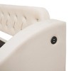 NicBex Twin Size Upholstered Daybed with Storage Armrests,2 Drawers and USB Port for Bedroom,Living Room,Apartment - 4 of 4