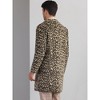 INSPIRE CHIC Men's Animal Printed Notched Lapel Classic Vintage Winter Overcoats - 3 of 4