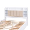 Bed Frame With Drawers Storage Shelf Box Easy Assembly Wooden Queen Bed Frame For Bedroom Guest Room - 4 of 4