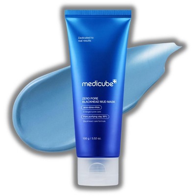 Medicube Zero Pore Blackhead Mud Mask | Powerful Deep Cleansing Blend | Skin Cooling & Soothing Effect - (3.52 oz)