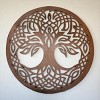 Slickblue Celtic Metal Wall Art – 12" Round Hanging Decor in 8 Irish Designs & 4 Finish Options for Home - 2 of 4