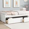 Twin Size Platform Bed with 2 Drawers for Bedroom - 2 of 4