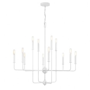 Savoy House Avondale 12 - Light Chandelier in  Bisque White - 1 of 3