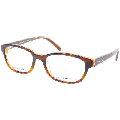 Kate Spade  JMD Womens Rectangle Eyeglasses Tortoise 50mm