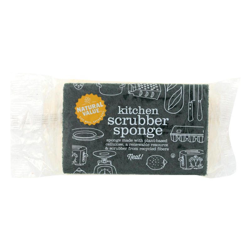 Natural Value Kitchen Scrubber Sponge - Case of 24/1 ct, 2 of 6