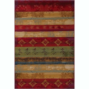 Unique Loom    Outdoor Modern Traditional Area Rug - 1 of 4