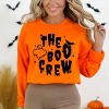 Simply Sage Market Women's Graphic Sweatshirt The Boo Crew Bat and Ghost - 2 of 4