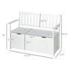 41 Gallon Outdoor Storage Benchen Deck Box with Inner Waterproof PE Lining, 2-Seat Container for Patio Garden Balcony Yard Store Garden Tools - 3 of 4