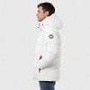 Canada Weather Gear Men's Heavyweight Puffer Jacket with Hood – Winter Coat with Orange Trim, Insulated Windproof Outerwear - 2 of 4