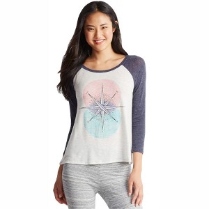 Aeropostale Womens Compass Raglan Pajama Sleep T-shirt - 1 of 1