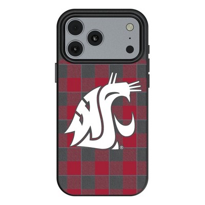 NCAA Pac-12 Universities Plaid MagSafe Compatible Cell Phone Case for Apple iPhone 17 Series