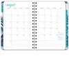 Global Printed Products Hardcover AY 2025-2026 Fashion Planner - 5.5"x8" (Blue Bloom) - 2 of 4