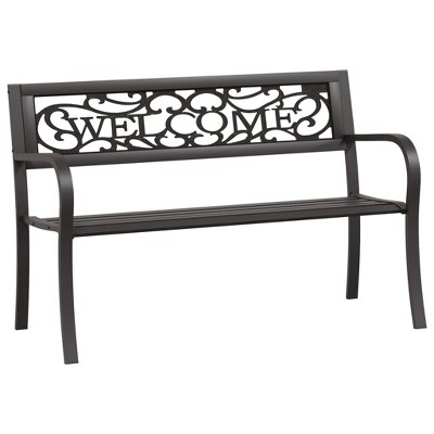 vidaXL Patio Bench, 49.2
