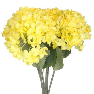 REGALWOVEN Silk Bouquet Artificial Hydrangea Flowers 22.8" 6 Pcs - 1 of 4