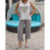 Women's Sequin Heart "Believe" Tank Top - Look Mode USA - 3 of 4