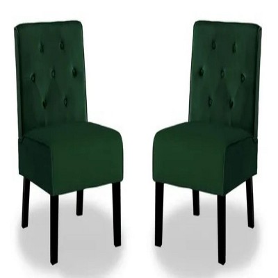 29.5"Armless Button Tufted Pattern Accent Chair