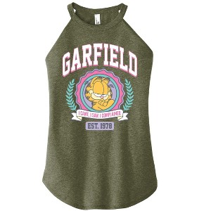 Women's - Garfield - Collegiate Graphic High Neck Tank - 1 of 3
